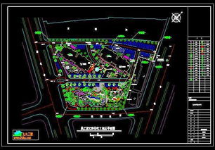 某小區中央花園綠化平面圖免費下載 園林綠化及施工